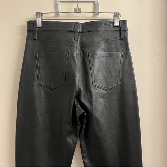 AS by DF Robbie Stretch Leather Flare Pants Size 2 - Picture 8 of 12